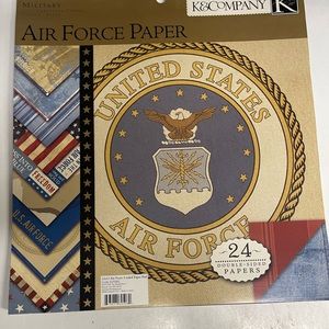 US Air Force Scrapbook sheet book